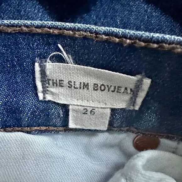 MADEWELL | The High-Rise Slim Boyjean Boyfriend Medium Wash | Size 26 - Picture 9 of 10